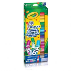 CRAYOLA - 16 MARQUEURS LAVABLES PIP-SQUEAKS